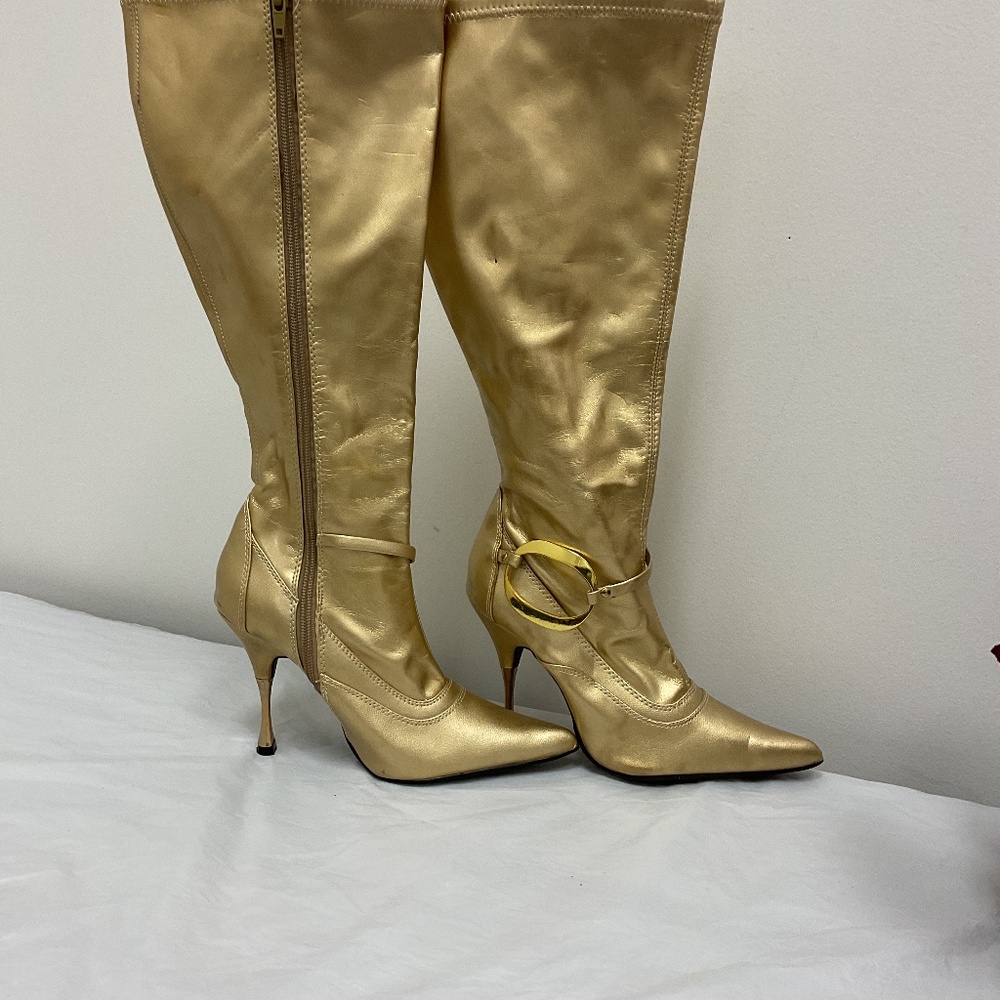 Gold Calf size boots
